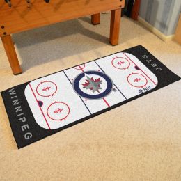 Winnipeg Jets Rink Runner Mat - Nylon 30 x 72