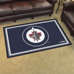 Winnipeg Jets Area Rug - 4â€™ x 6â€™ Nylon