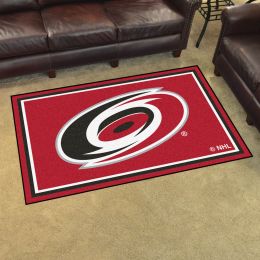 Carolina Hurricanes Area Rug - 4â€™ x 6â€™ Nylon