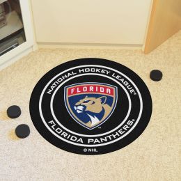 Florida Panthers Hockey Puck Shaped Area Rug - 27"