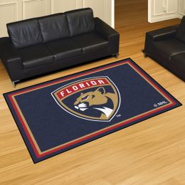 Florida Panthers Area Rug â€“ Nylon 5â€™ x 8â€™