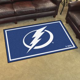 Tampa Bay Lightning Area Rug - 4â€™ x 6â€™ Nylon