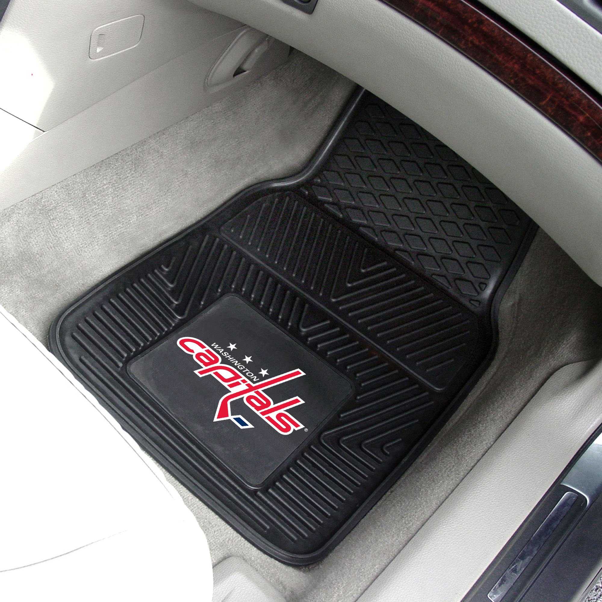 Washington Capitals 2pc Vinyl Car Floor Mats - 18 x 27