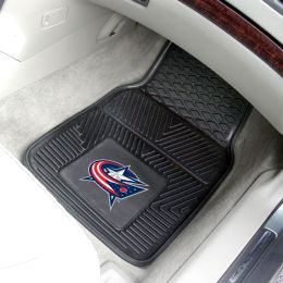 Columbus Blue Jackets 2pc Vinyl Car Floor Mats - 18 x 27