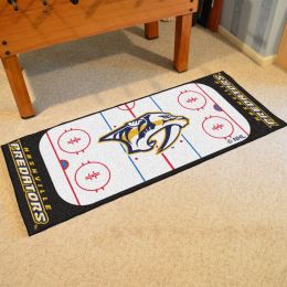 Nashville Predators Rink Runner Mat - Nylon 30 x 72