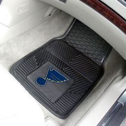 St Louis Blues 2pc Vinyl Car Floor Mats - 18 x 27