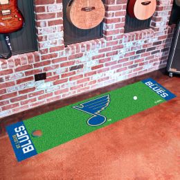 St Louis Blues Putting Green Mat – 18 x 72
