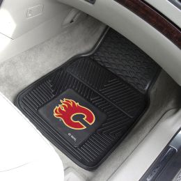 Calgary Flames 2pc Vinyl Car Floor Mats - 18 x 27