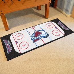 Colorado Avalanche Rink Runner Mat - Nylon 30 x 72