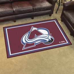 Colorado Avalanche Area Rug - 4â€™ x 6â€™ Nylon