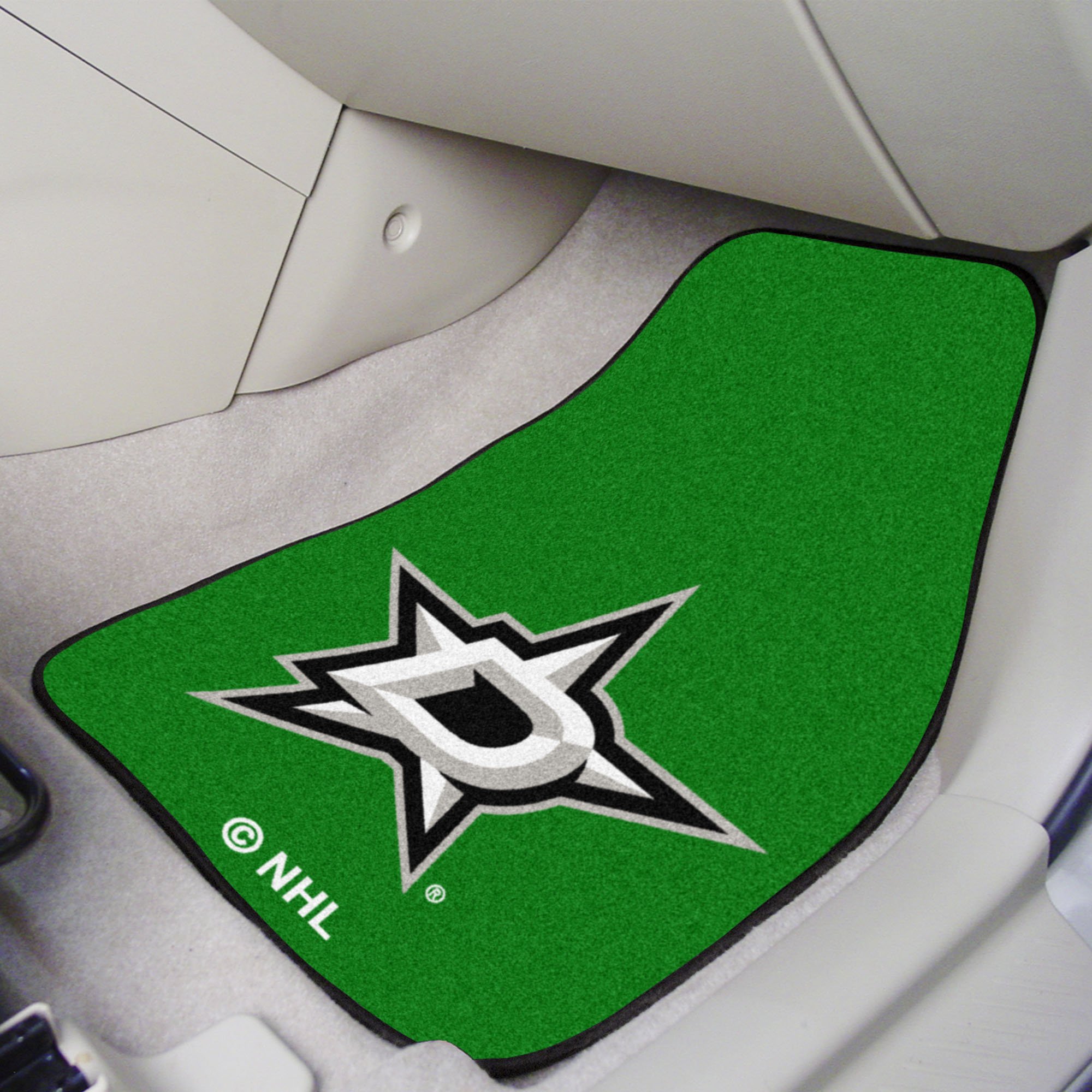 Dallas Stars 2pc Carpet Car Mat Set - Nylon & Vinyl