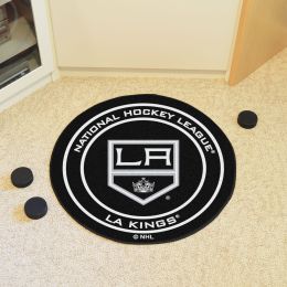 Los Angeles Kings Hockey Puck Shaped Area Rug - 27"