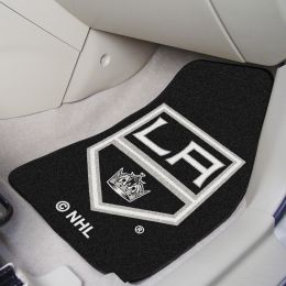 Los Angeles Kings 2pc Carpet Car Mat Set - Nylon & Vinyl