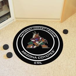 Arizona Coyotes Hockey Puck Shaped Area Rug - 27"