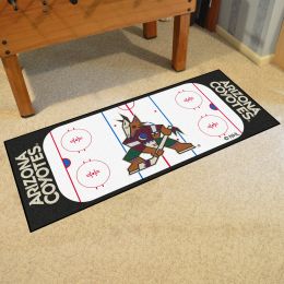 Arizona Coyotes Rink Runner Mat - Nylon 30 x 72