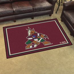 Arizona Coyotes Area Rug - 4â€™ x 6â€™ Nylon