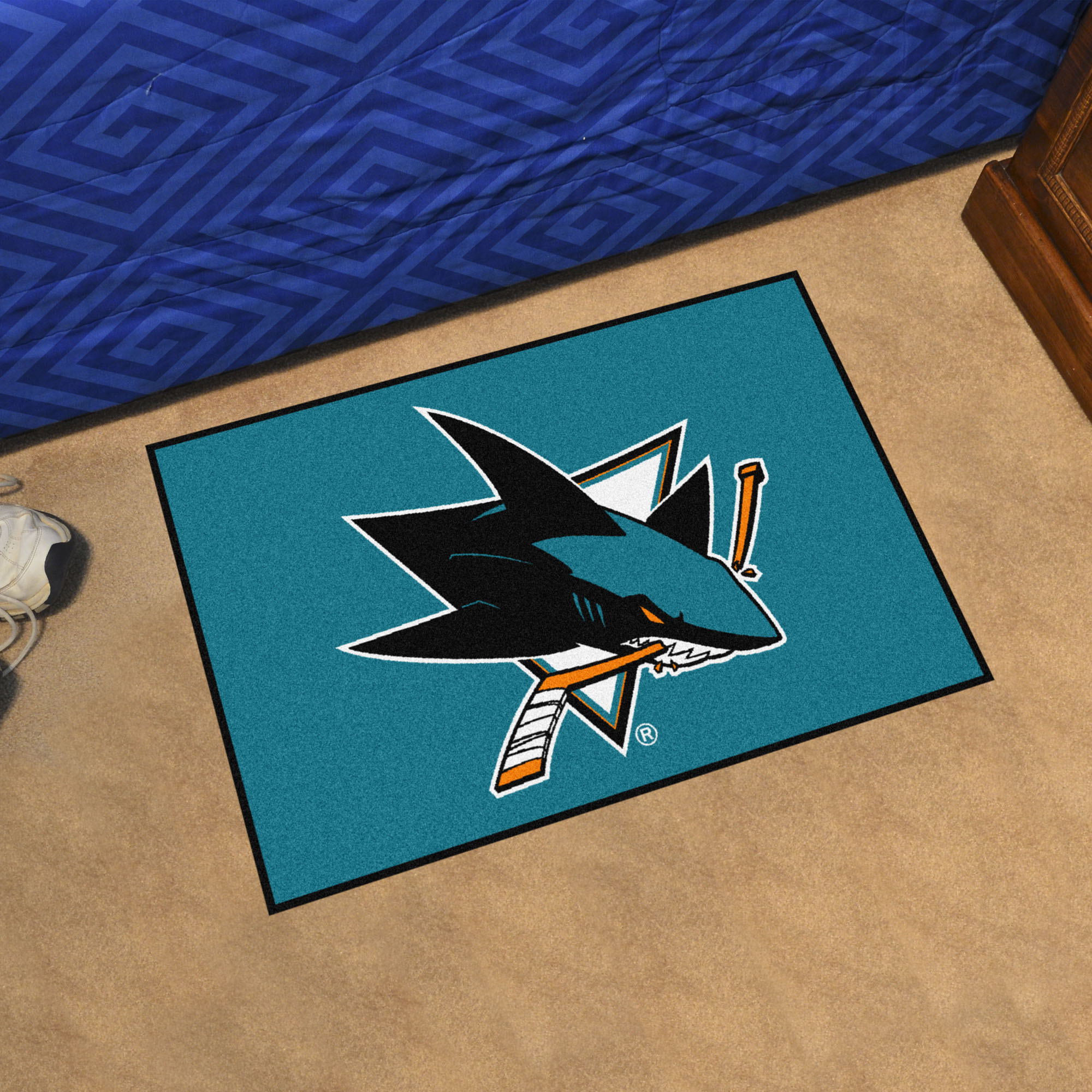 San Jose Sharks Starter Doormat - 19 x 30