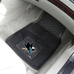 San Jose Sharks 2pc Vinyl Car Floor Mats - 18 x 27