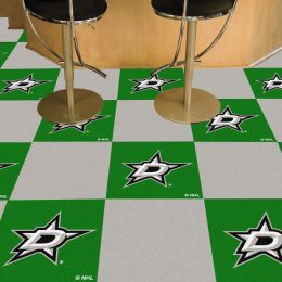 Dallas Stars Team Carpet Tiles - 45 sq ft