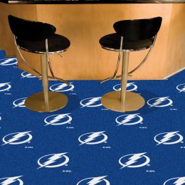 Tampa Bay Lightning Team Carpet Tiles - 45 sq ft