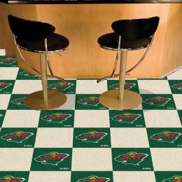Minnesota Wild Team Carpet Tiles - 45 sq ft