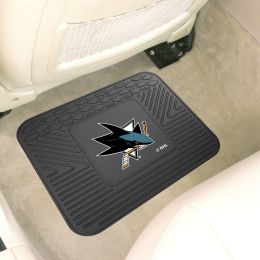 San Jose Sharks Utility Mat - Vinyl 14 x 17