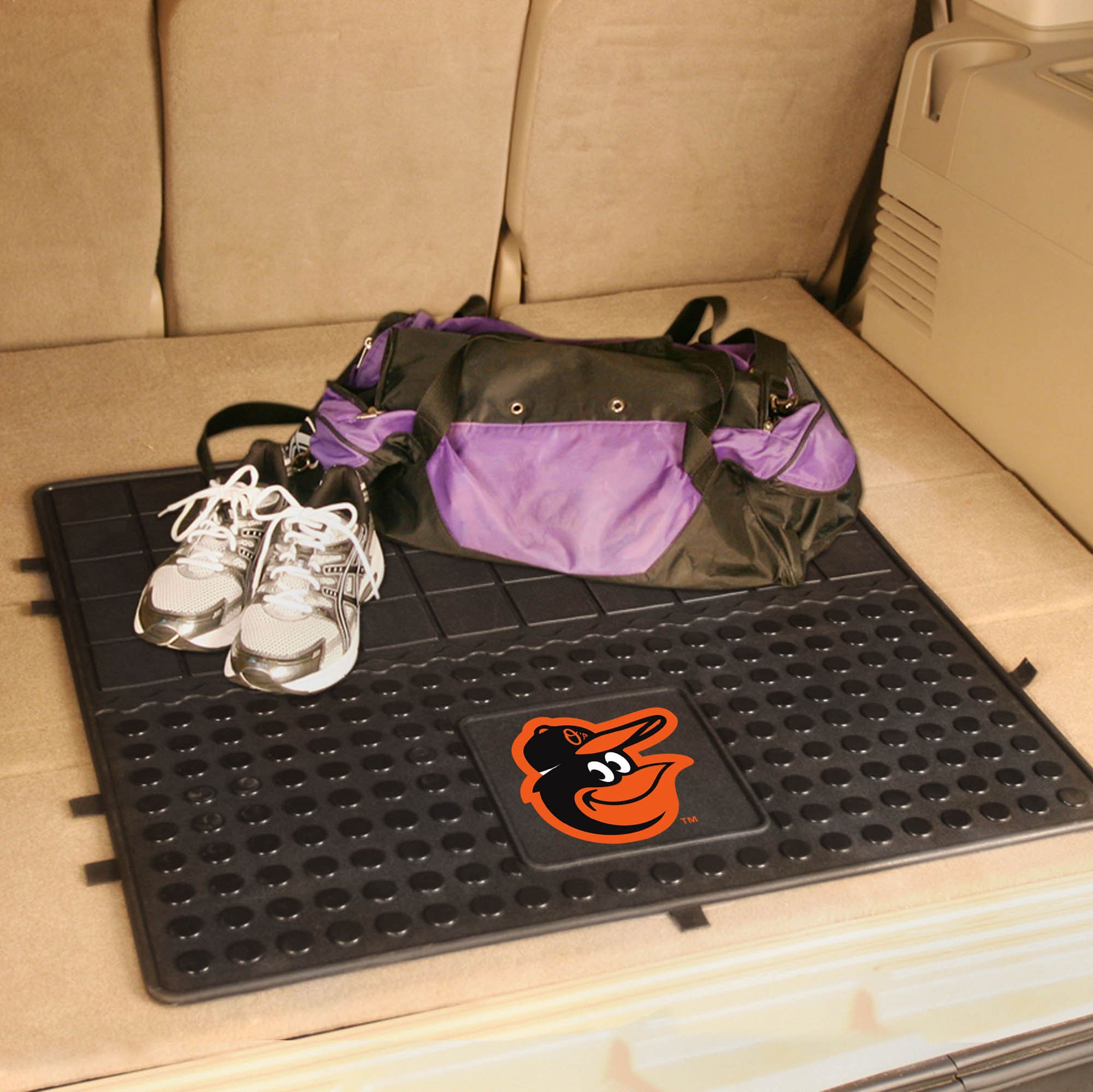 Baltimore Orioles Cargo Mat â€“ Vinyl 31 x 31