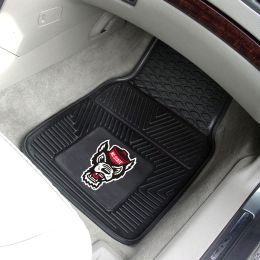 NCSU 2pc Vinyl Car Floor Mats - 18 x 27