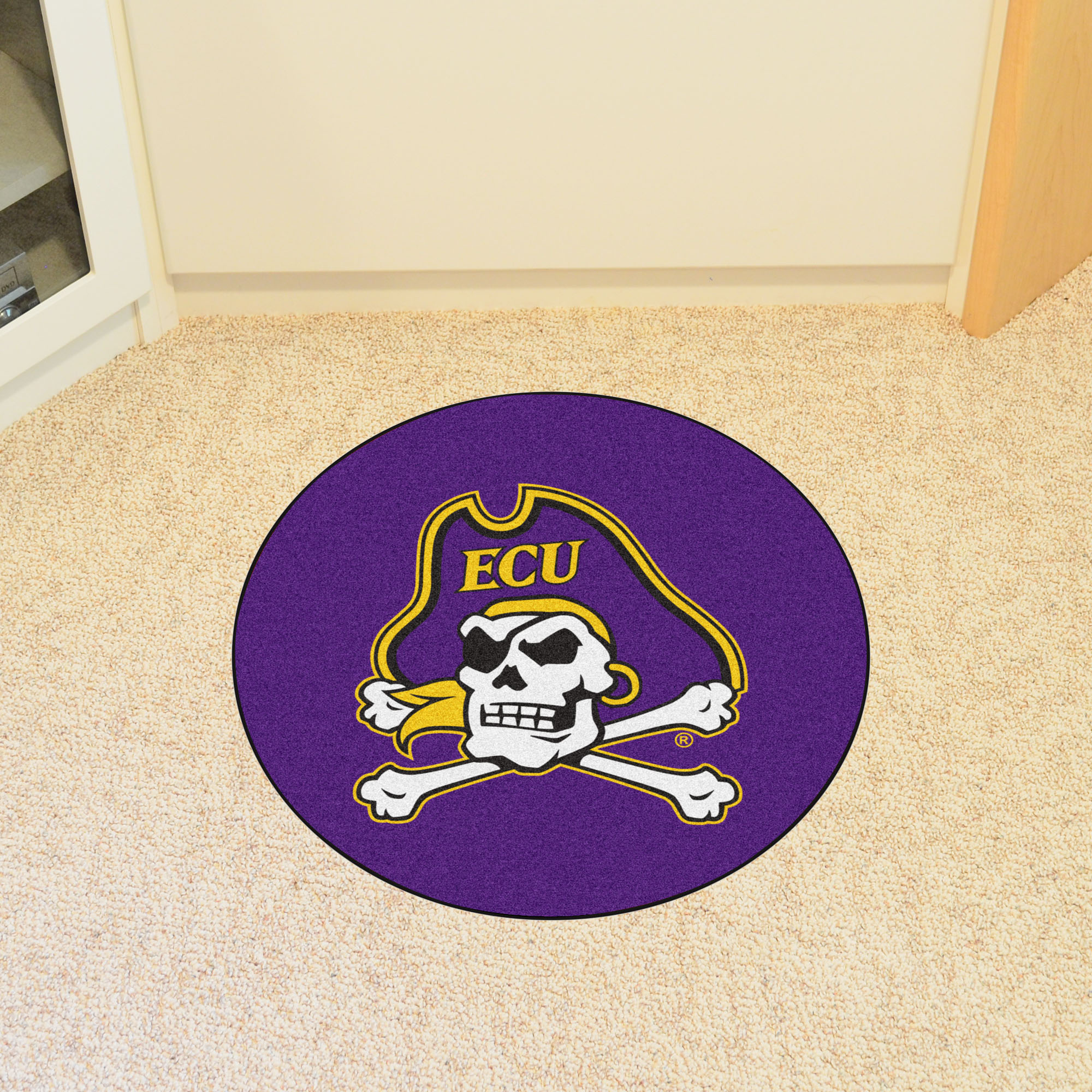 East Carolina University Logo Roundel Mat â€“ 27â€