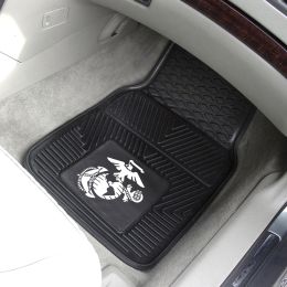 US Marines 2pc Vinyl Car Floor Mats - 18" x 27"