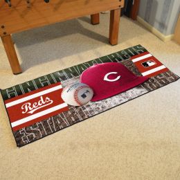 Cincinnati Reds baseball Runner Mat - 29.5 x 72