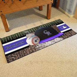 Colorado Rockies Baseball Runner Mat - 29.5 x 72