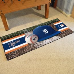 Detroit Tigers baseball Runner Mat - 29.5 x 72