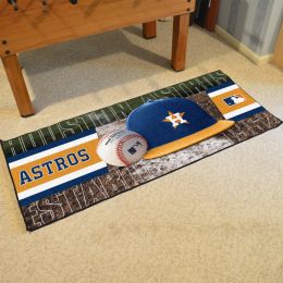 Houston Astros baseball Runner Mat - 29.5 x 72
