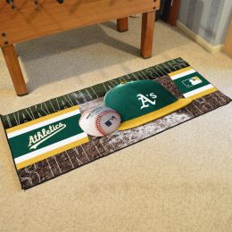 Oakland Athletics baseball Runner Mat - 29.5 x 72