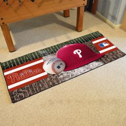 Philadelphia Phillies baseball Runner Mat - 29.5 x 72