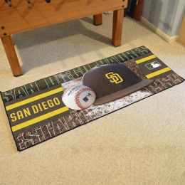San Diego padres baseball Runner Mat - 29.5 x 72