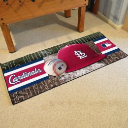 St. Louis Cardinals baseball Runner Mat - 29.5 x 72