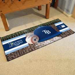 Tampa Bay Rays baseball Runner Mat - 29.5 x 72