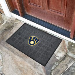 Milwaukee Brewers Logo Doormat - Vinyl 18 x 30