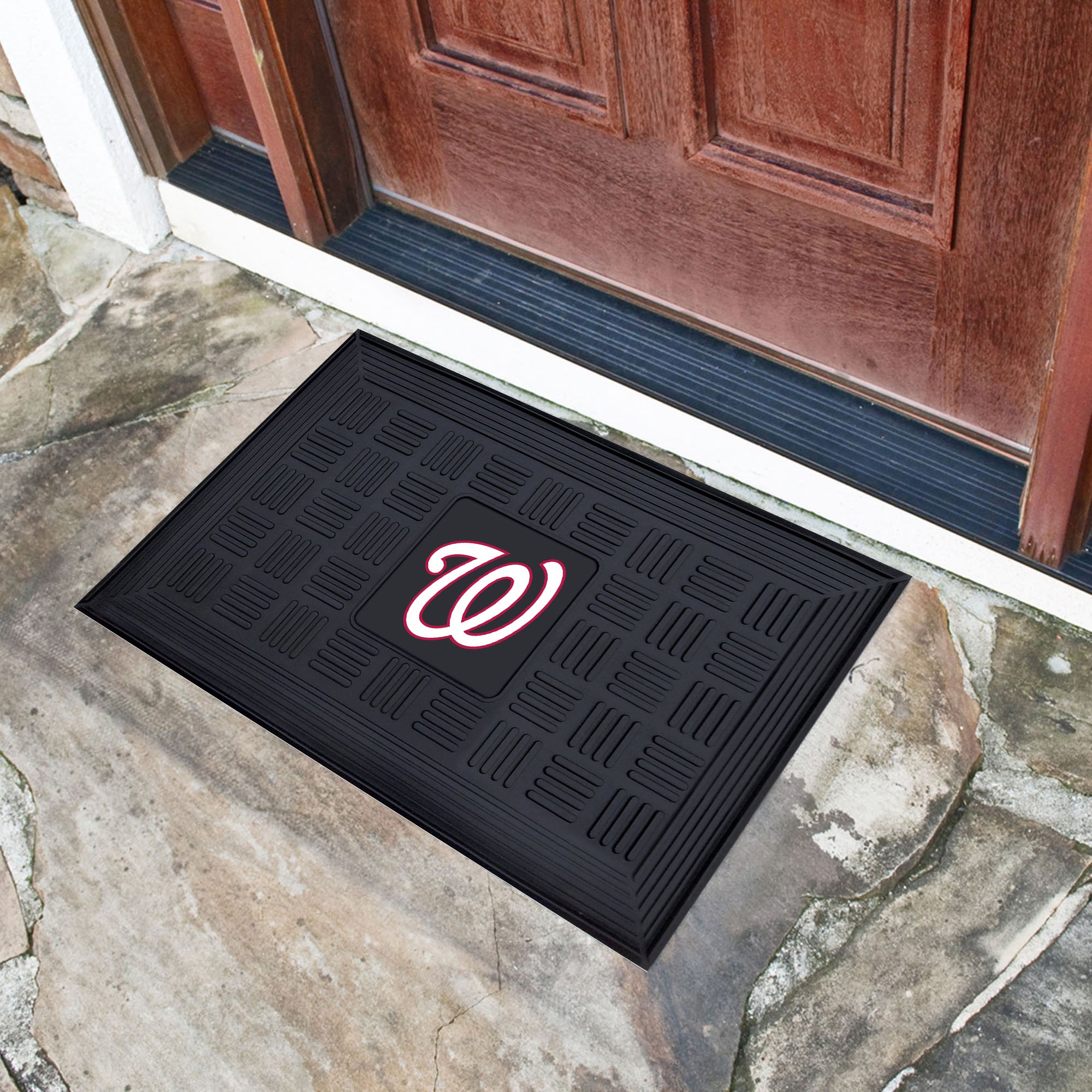 Washington Nationals Logo Doormat - Vinyl 18 x 30