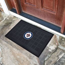 Winnipeg Jets Logo Doormat - Vinyl 18 x 30