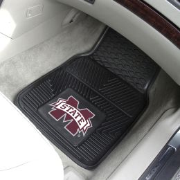 Mississippi State University 2pc Heavy Duty Vinyl Car Mat Set