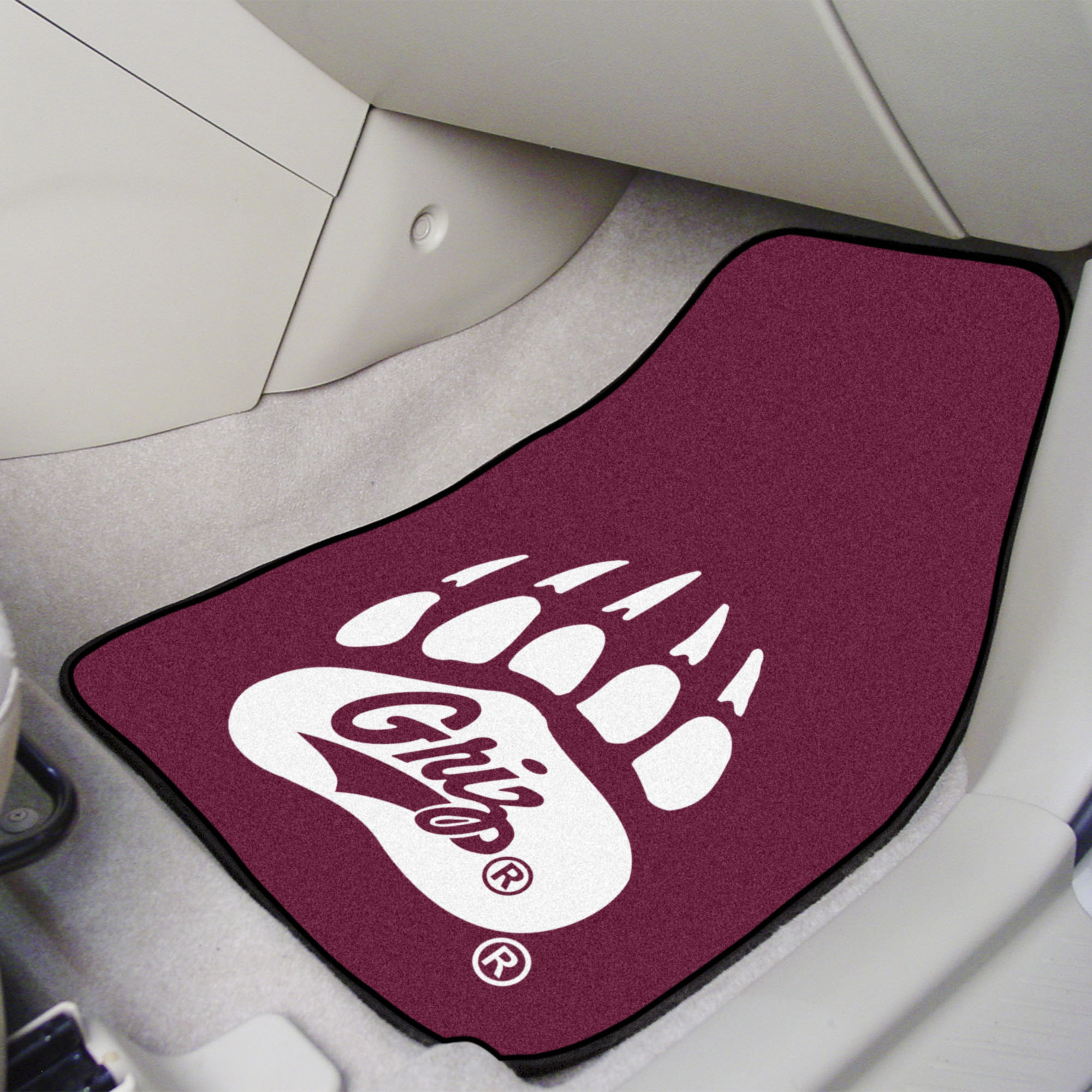 UM Grizzlies Embroidered Car Mat Set â€“ Carpet