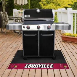 University of Louisville Grill Mat - Vinyl 26 x 42