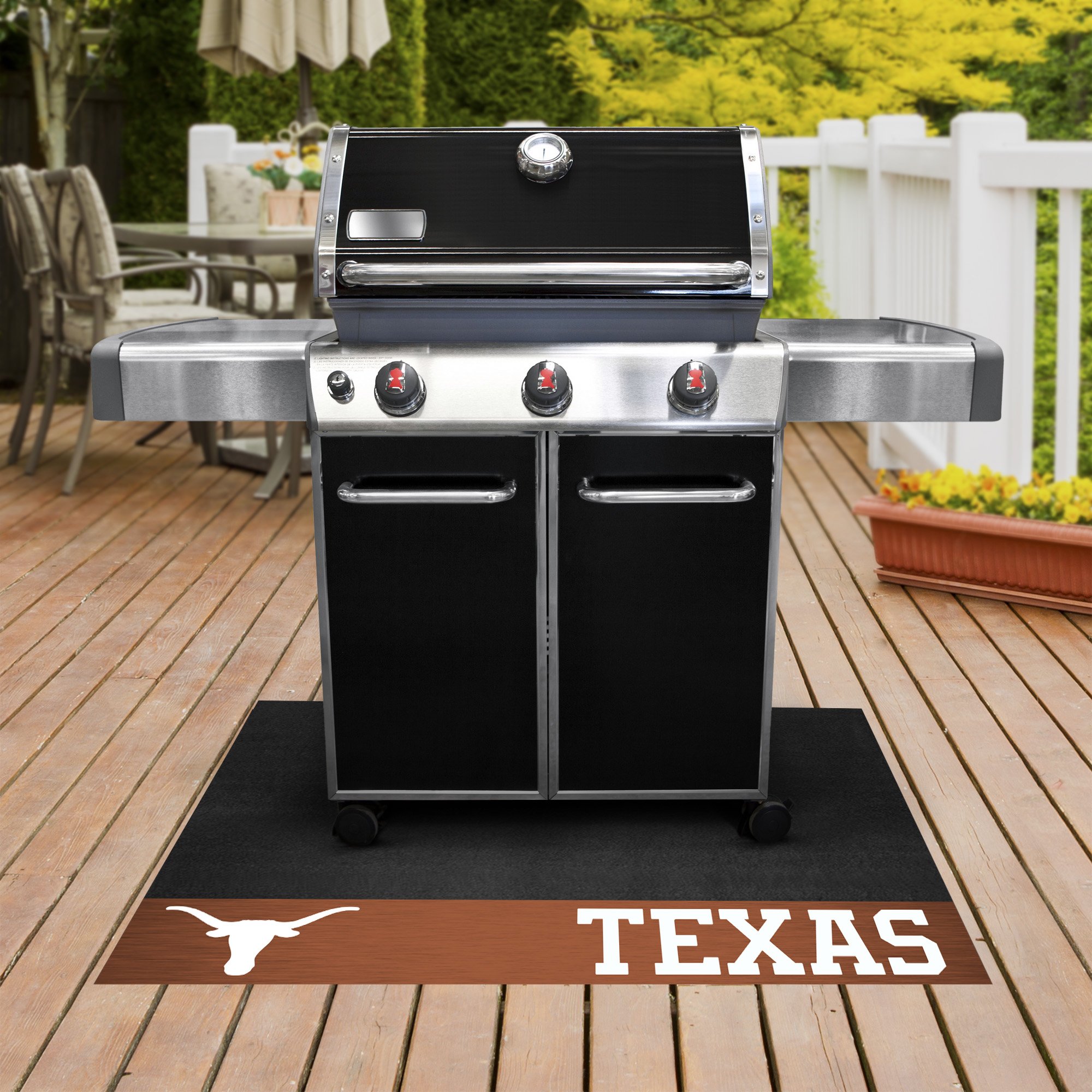 University of Texas Grill Mat â€“ Vinyl 26 x 42