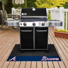 Atlanta Braves Grill Mat â€“ Vinyl 26 x 42