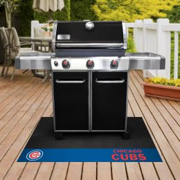 Chicago Cubs Grill Mat â€“ Vinyl 26 x 42