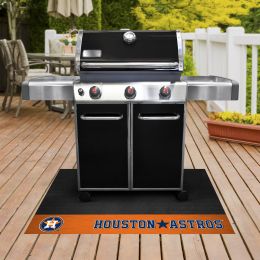 Houston  Astros Grill Mat â€“ Vinyl 26 x 42