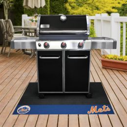 New York Mets Grill Mat â€“ Vinyl 26 x 42